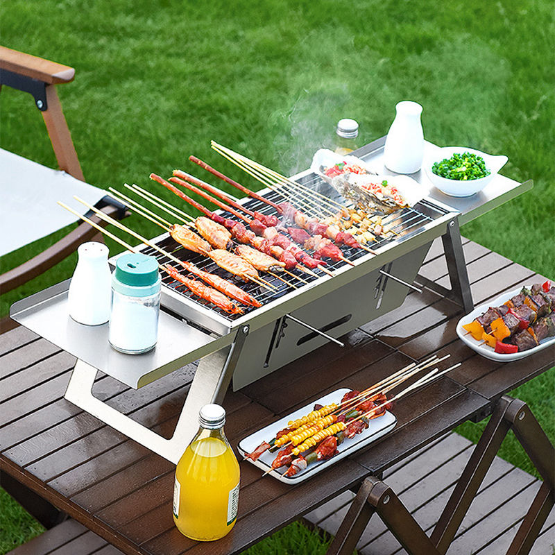 TERRENEITOR PRO XL-Parrilla Portátil Inox