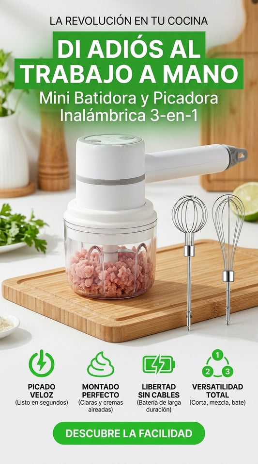 Mini Procesador 3 en 1